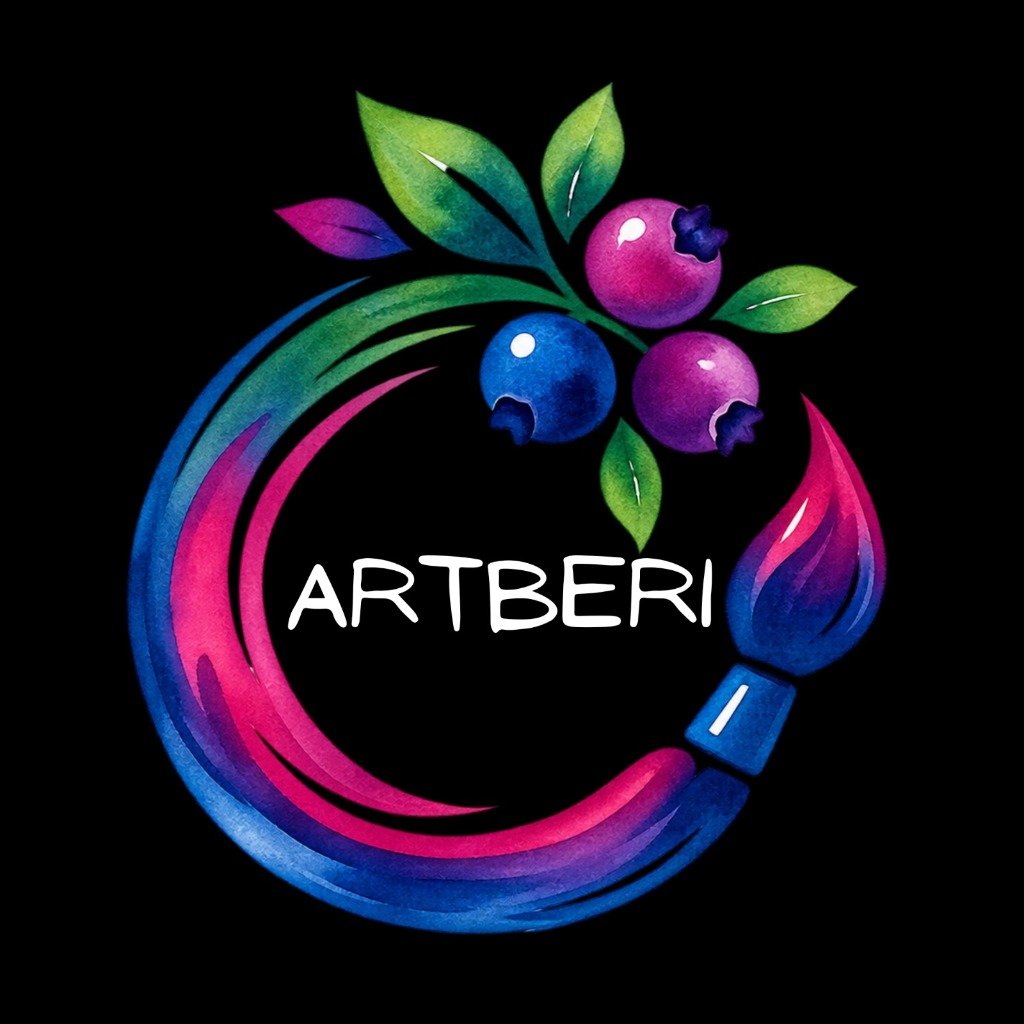 ARTBERI Watercolor Splash Background
